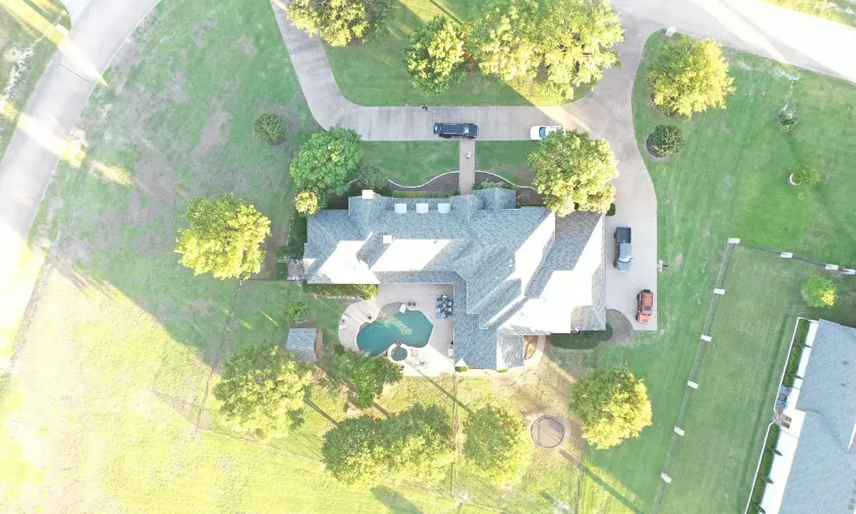 New shingle roof installation on a home in Roswell